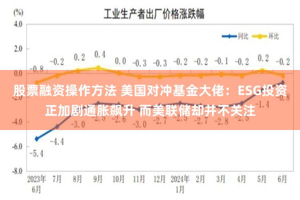 股票融资操作方法 美国对冲基金大佬：ESG投资正加剧通胀飙升 而美联储却并不关注