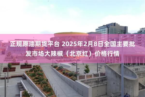 正规原油期货平台 2025年2月8日全国主要批发市场大辣椒（北京红）价格行情